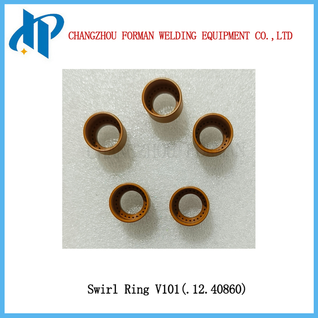 Guide de gaz V101 Ring Swirl .12.40860 pour Kjellberg Plasma Cutting Torch Consommables Remplacement