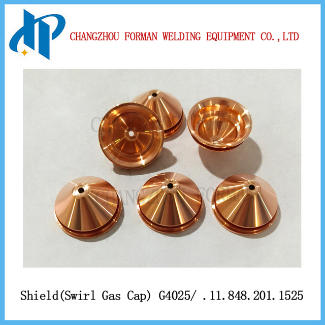 Shield G4025 Swirl Gas Cap .11.848.201.1525 for Kjellberg Plasma Cutting Torch Consumables