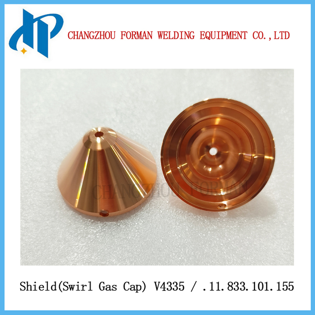 SHIELD V4335 CAP CAPOR GAS SUGGERIMENTO .11.833.101.155 per consumo di torcia di taglio al plasma kjellberg 