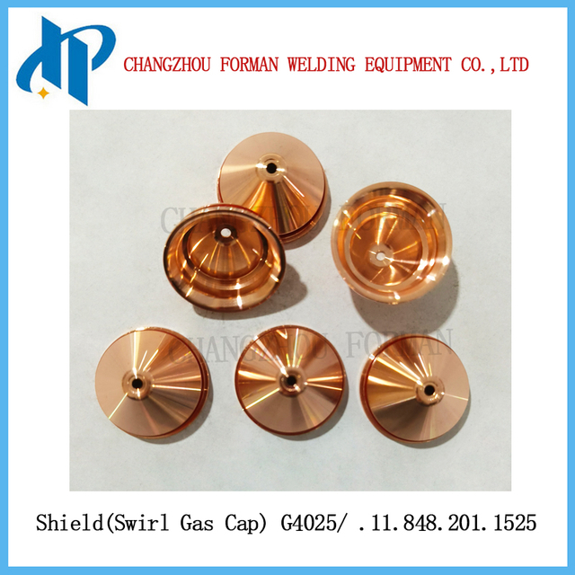 Shield G4025 Swirl Gas Cap .11.848.201.1525 for Kjellberg Plasma Cutting Torch Consumables