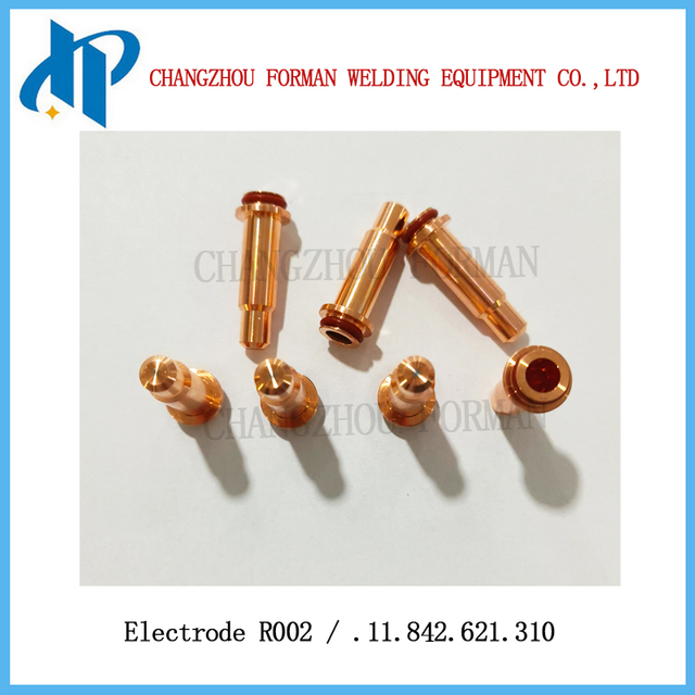 Electrodo R002 cátodo .11.842.621.310 para la antorcha de corte de plasma de Kjellberg consumibles 