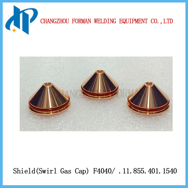 Khiên F4040 nắp khí xoáy .11.855.401.1540 cho Kjellberg Plasma Cắt Torch Peritesitales 200A