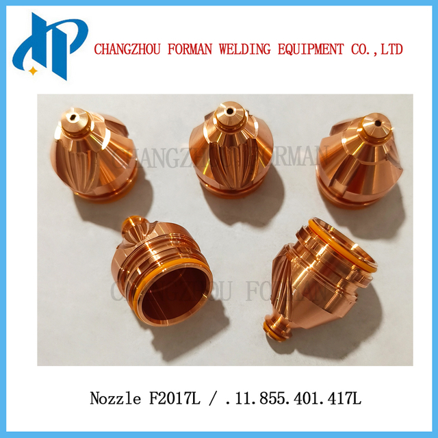 Nozzle F2017L Düse .11.855.401.417L for Kjellberg Plasma Cutting Torch Consumables 