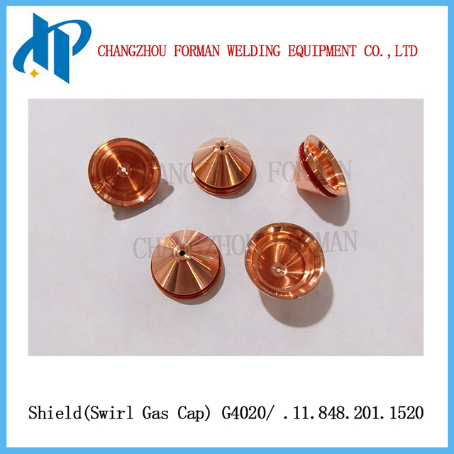 Shield G4020 Swirl Gas Cap .11.848.201.1520 for Kjellberg Plasma Cutting Torch Consumables