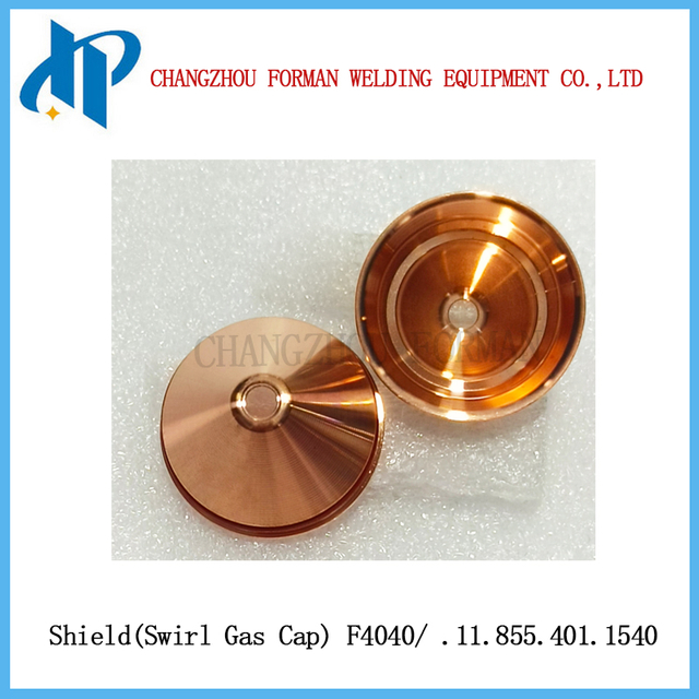 Khiên F4040 nắp khí xoáy .11.855.401.1540 cho Kjellberg Plasma Cắt Torch Peritesitales 200A