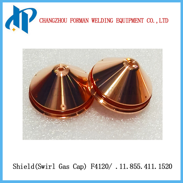 Khiên F4120 Mũ khí xoáy .11.855.411.1520 cho Kjellberg Plasma Cuting Torch Peritations 35A