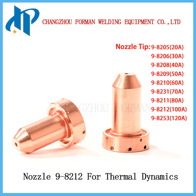 Plasma Nozzle 9-8212 Thermal Dynamics 100A Plasma Cutting Torch SL60/SL100