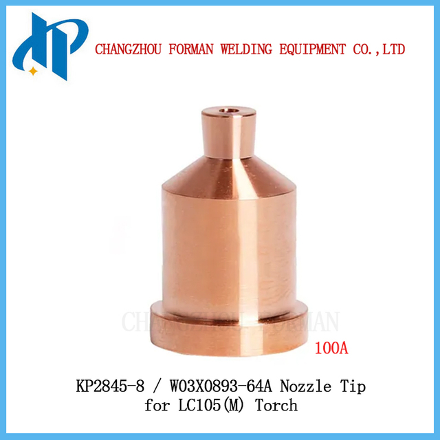 KP2845-8 / W03X0893-64A Plasma Nozzle 100A Tip Fit for Lincoln Electric LC105 / LC105m Torch