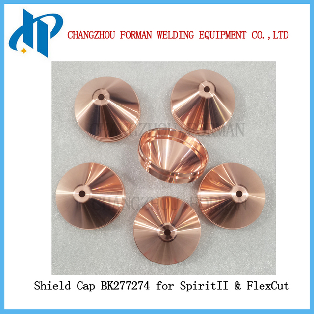 277274 BK277274 Plasma Shield Cap 200A Fit for Lincoln Spirit®II & FlexCut® 200 plasma cutting systems Kaliburn Mild Steel/ Stainless Stee/Aluminum