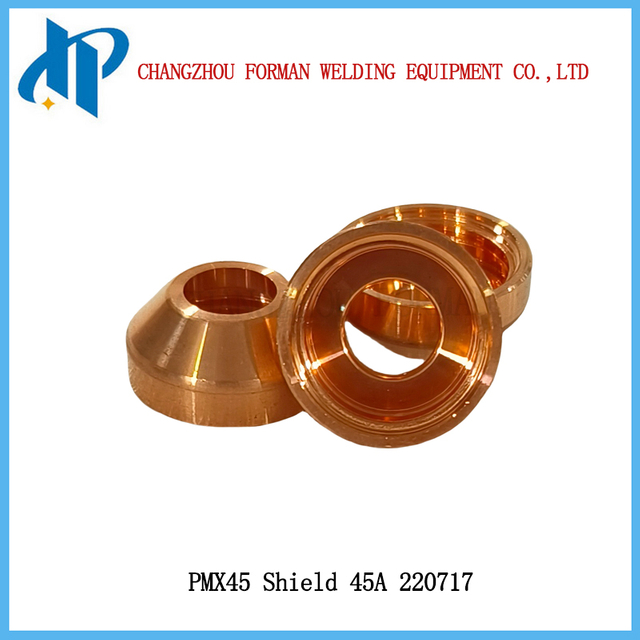 Unshielded Deflector 220717 compatible for Hypertherm Powermax 45 Plasma Cutting Torch Consumables 45A