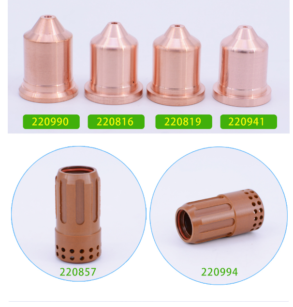 Nozzle tip Ref. FM.220816 FM.220941 FM.220819 FM.220990 Plasma Cutting Torch Consumables 45-105A fit 220842 220817 220857 220854 220994 220953 228716