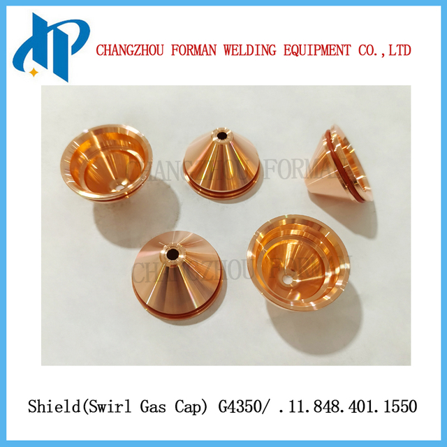 SHIELD G4350 Tapa de gasolina .11.848.401.1550 para los consumibles de antorcha de corte de plasma de Kjellberg