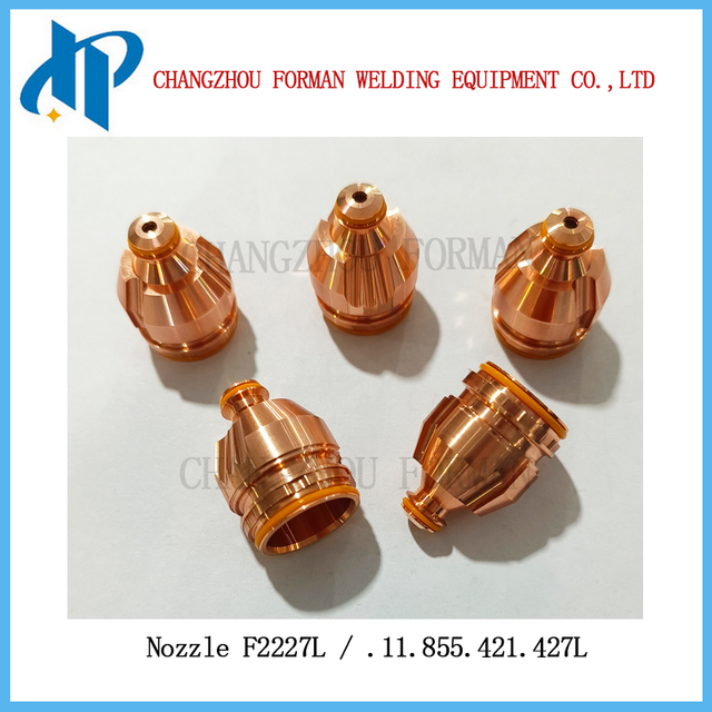 Nozzle F2227L Tip .11.855.421.427L for Kjellberg Plasma Cutting Torch Consumables 300A