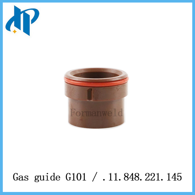 Guía de gas G101C Anillo de remolino 11.848.221.145c para Kjellberg Plasma Cutting de antorcha Reemplazo de consumibles 