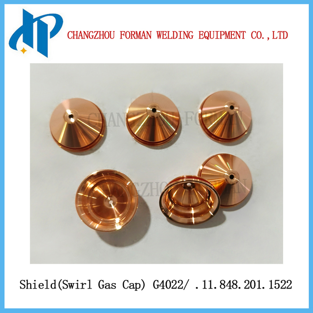 Shield G4022 Swirl Gas Cap .11.848.201.1522 for Kjellberg Plasma Cutting Torch Consumables