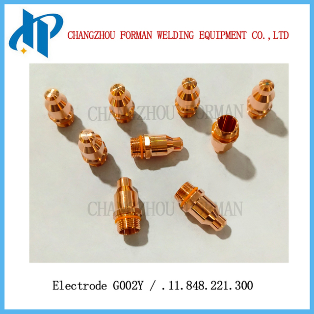 Điện cực G002Y Cathode .11.848.221.300 cho Kjellberg Plasma Cutting Torch Perasitident 