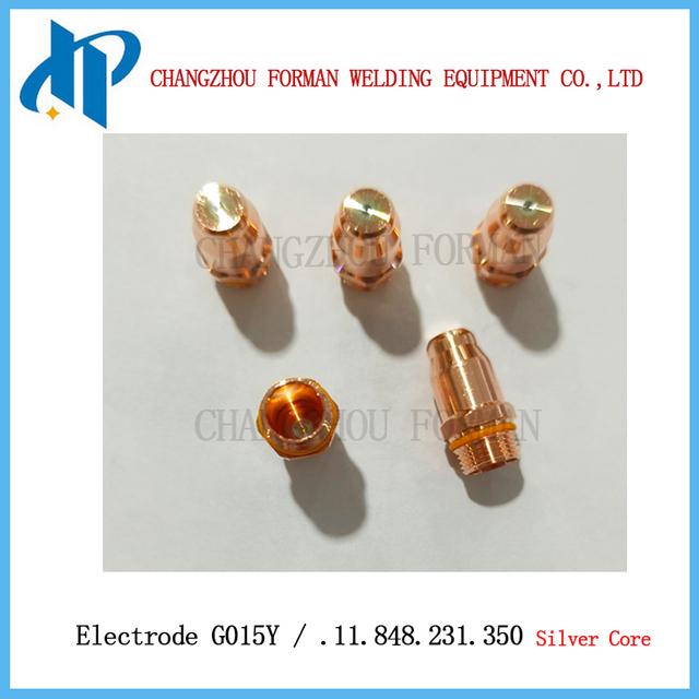 Điện cực G015Y Cathode .11.848.231.350 cho Kjellberg Plasma Cutting Torch Perasitident 