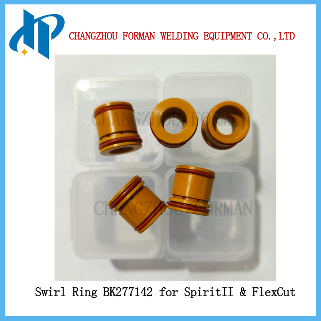 277142 BK277142 Plasma Swirl Ring 50-70A Fit for Lincoln Spirit®II & FlexCut® 200 plasma cutting systems Kaliburn Mild Steel /Stainless Steel /Aluminum
