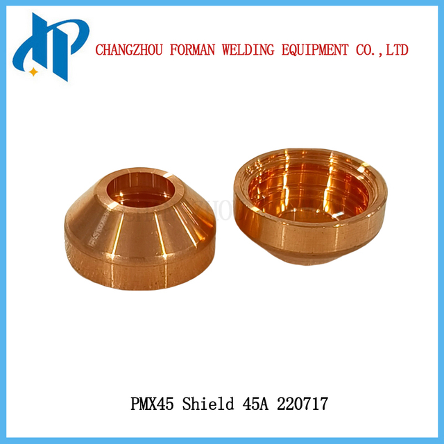 Unshielded Deflector 220717 compatible for Hypertherm Powermax 45 Plasma Cutting Torch Consumables 45A