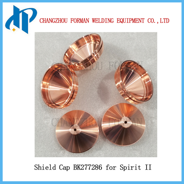 277286 Plasma Shield Cap 100A BK277286 Fit for Lincoln Spirit®II & FlexCut® 200 plasma cutting systems Kaliburn Mild Steel /Stainless Steel /Aluminum
