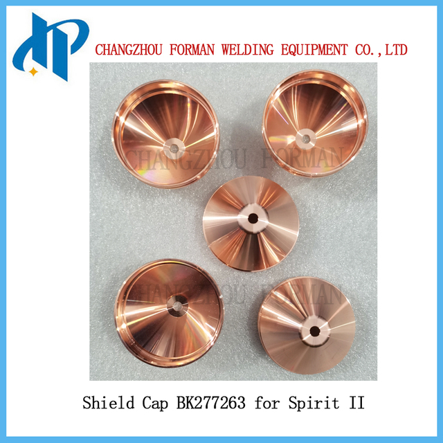 277263 BK277263 Plasma Shield Cap 275A Fit for Lincoln Spirit®II & FlexCut® 200 plasma cutting systems Kaliburn Mild Steel /Stainless Steel /Aluminum