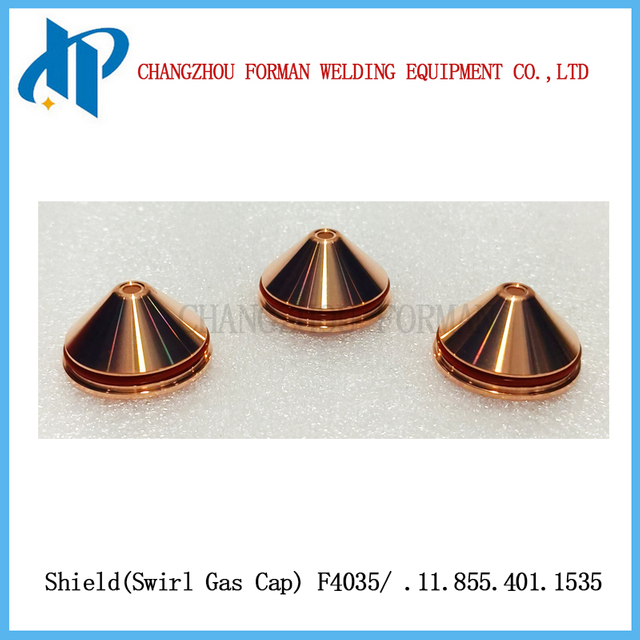 Khiên F4035 nắp khí xoáy .11.855.401.1535 cho Kjellberg plasma Cắt Torch Peramenit 200A