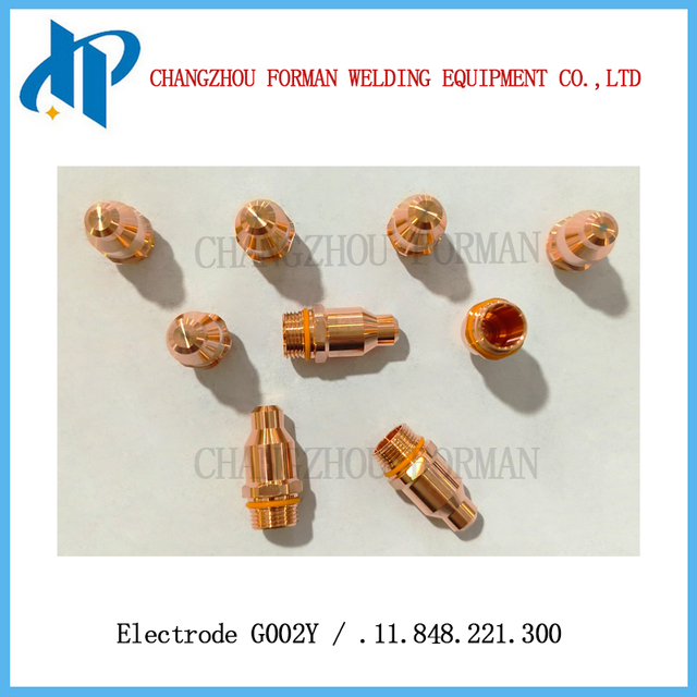 Điện cực G002Y Cathode .11.848.221.300 cho Kjellberg Plasma Cutting Torch Perasitident 