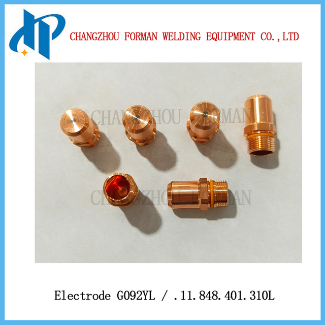 Điện cực G092YL Cathode .11.848.401.310L cho Kjellberg Plasma Cuting Torch Perjoom 