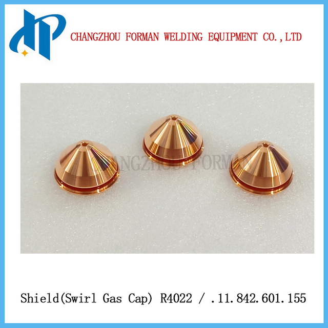 SHIELD R4022 CAP CAPOR GAS SUGGERIMENTO .11.842.601.155 per consumo di torcia di taglio al plasma kjellberg 