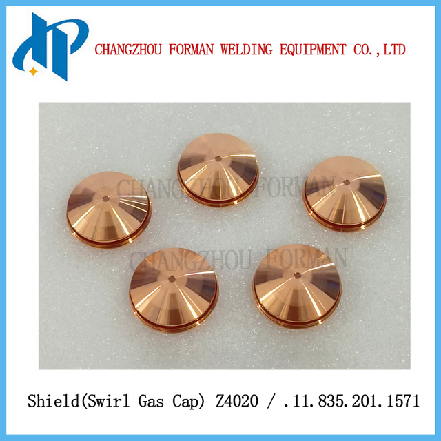SHIELD Z4020 CAP CASO GAS SUGGERIMENTO .11.835.201.1571 per la sostituzione dei materiali di consumo di taglio al plasma di Kjellberg 
