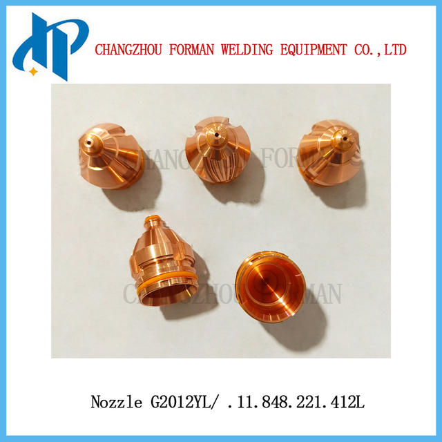 Nozzle G2012YL Düse .11.848.221.412L for Kjellberg Plasma Cutting Torch Consumables 