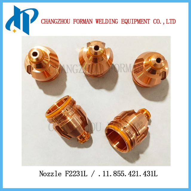 Đầu vòi F2231L Tip .11.855.421.431L cho Kjellberg Plasma Cuting Torch Peritation