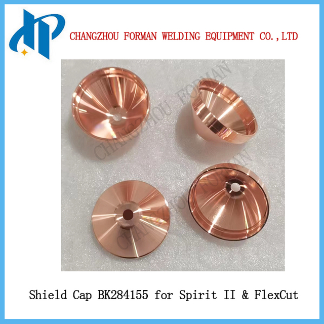 284155 Plasma Shield Cap 400A BK284155 Fit for Lincoln Spirit®II & FlexCut® 200 plasma cutting systems Kaliburn Stainless Steel Aluminum