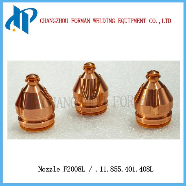 Nozzle F2008L Tip .11.855.401.408L  for Kjellberg Plasma Cutting Torch Consumables Replacement