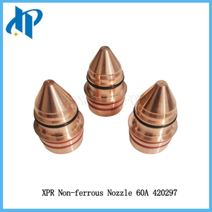 Nozzle 420297 compatible with XPR Plasma Cutting Torch Consumables Non-ferrous 60A Fit 420309 420323 420294 420303