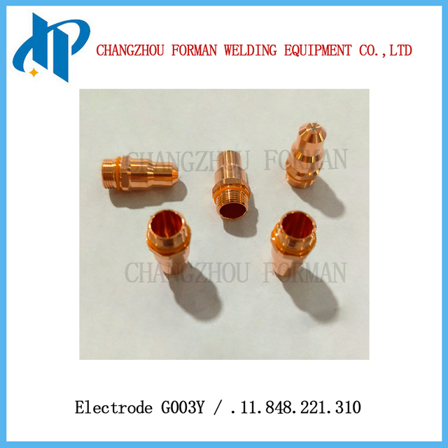Điện cực G003Y Cathode .11.848.221.310 cho Kjellberg plasma Cuting Torch Perjound 