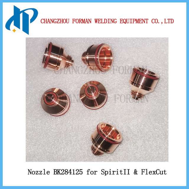 284125 BK284125 Plasma Nozzle 400A Fit for Lincoln Spirit®II & FlexCut® 200 plasma cutting systems Kaliburn Mild Steel 