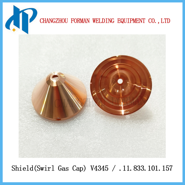SHIELD V4345 CAP CAPOR GAS SUGGERIMENTO .11.833.101.157 per consumo di torcia di taglio al plasma kjellberg 