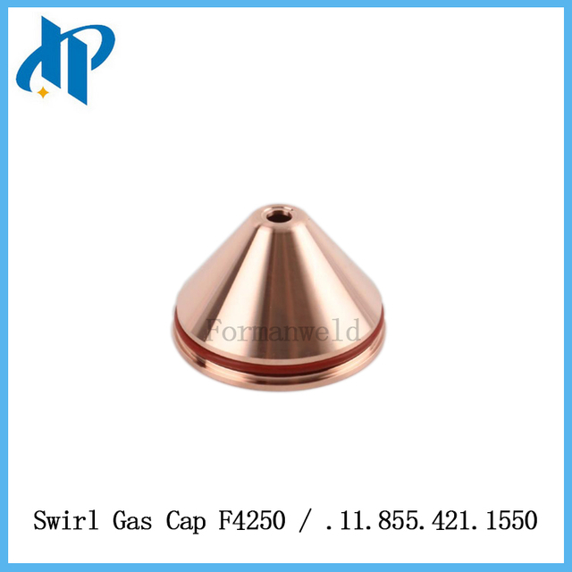 Tapa de gasolina F4250 Shield .11.855.421.1550 para Kjellberg Plasma Cutting de antorcha Reemplazo de consumibles 