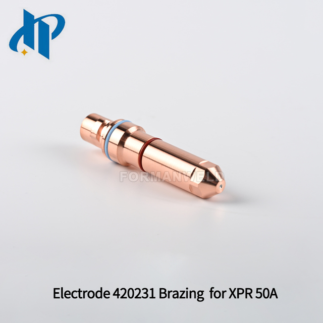 Electrode 420231 Brazing for XPR Plasma Cutting Torch Consumables 50A Fit Nozzle 420234 Shield 420237 Swirl ring 420233