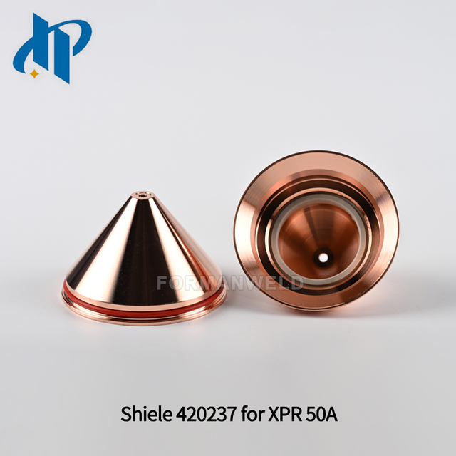 Shield 420237 for XPR Plasma Cutting Torch Consumables 50A mild steel fit Electrode 420231 Nozzle 420234 Swirl ring 420233