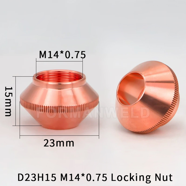 D23H15M14 Bullet Nozzle Locking Nut for Laser Cutting Head Bt210/Bt210s