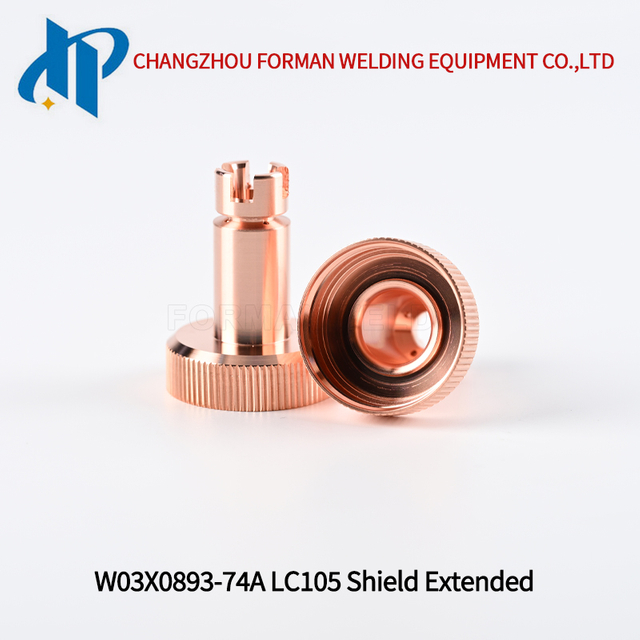 W03X0893-74A Plasma Shield Extended Fit for Lincoln Electric LC105 / LC105m Torch