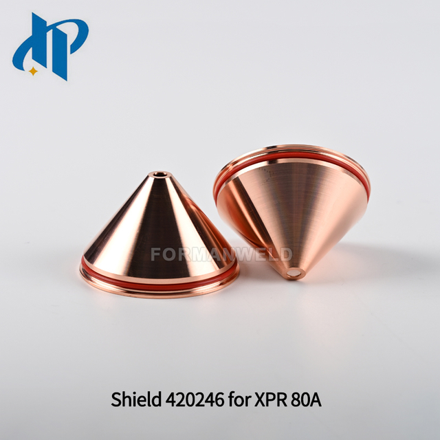 Shield 420246 for XPR Plasma Cutting Torch Consumables 80A fit Electrode 420240 Nozzle 420243 Swirl Ring 420242