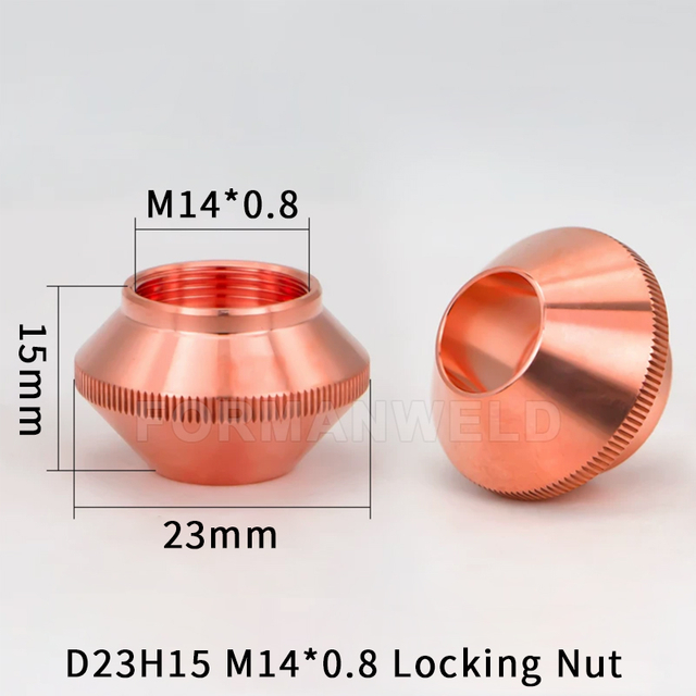 D23H15M14 Bullet Nozzle Locking Nut for Laser Cutting Head Bt210/Bt210s
