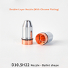  D10.5 H22 Nozzle Bullet Shape for Laser Cutting Head BT210/BT210S