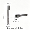 Handheld Laser Welding Graduated Tube Scale Tube with Stainless Steel Connector for CQWY SUP21 23