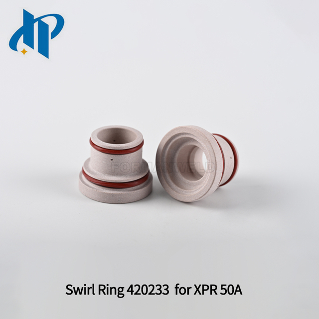 Swirl ring 420233 for XPR Plasma Cutting Torch Consumables 50A mild steel Fit Electrode 420231 Nozzle 420234 Shield 420237