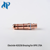Electrode 420258 brazing for XPR Plasma Cutting Torch Consumables 170A fit Nozzle 420261 Shield 420513 Swirl Ring 420260