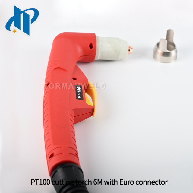 PT100 Plasma cutting hand Torch 6m with Central Connector